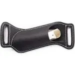 GENTLESTACHE Leather Knife Case for Belting Petty Knife Sheath Sheath Folding Knife Cover Opinel Case Leather Bonn Knife Holder Black