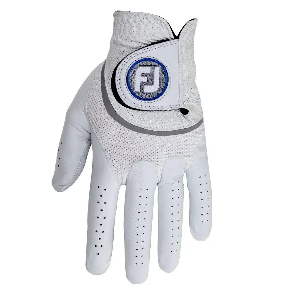 FootJoy HyperFLX Golf Glove, Men's, Cadet Medium, White