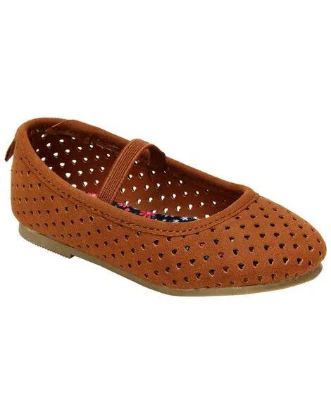 CARTER&#039;S Easton Slip On Brown Mary Janes Size 7T New in BOX!