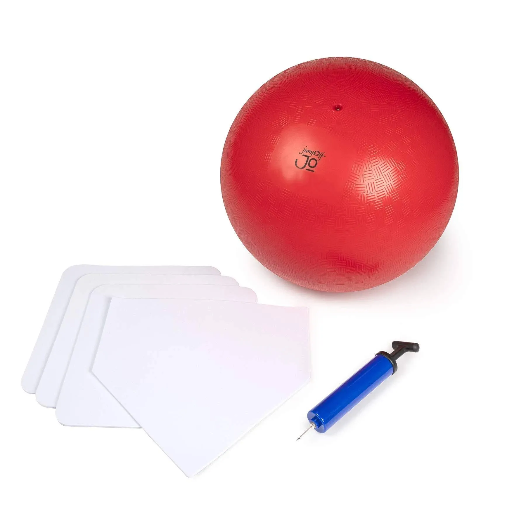 Jumpoff Jo Kickball Set - Includes Large Oversized Kickball Bases Ball Pump & 2 ...