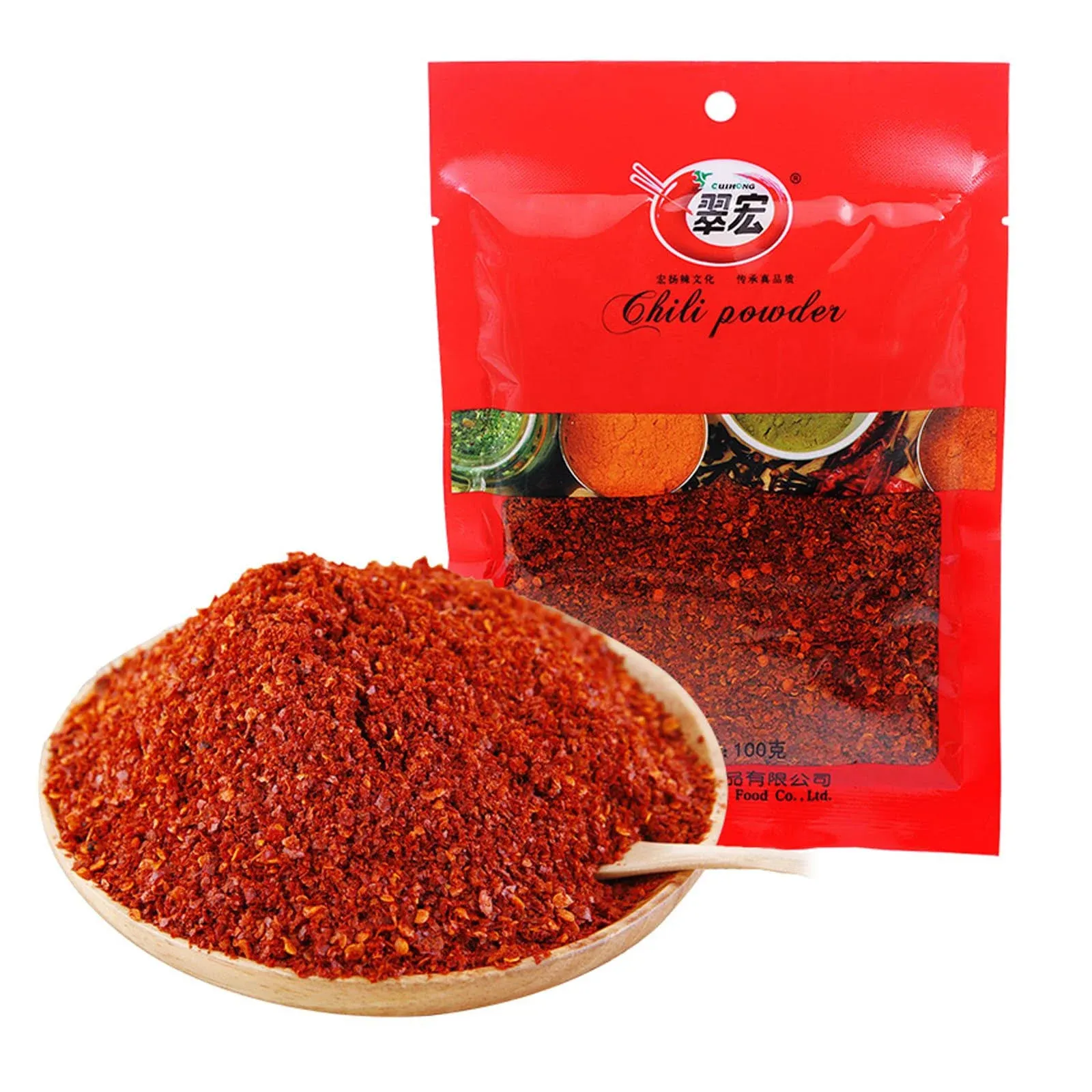 Chinese Sichuan red Chili Powder 100g/3.52 oz, Original imported of Szechuan, china