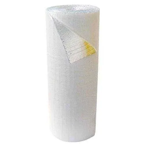 rFoil Double Bubble Insulation 48" x 125’ (500 sq. ft.) - Reflective Insulation for Colder Climates - Foil Faced Insulation Roll - Radiant Barrier & Vapor Barrier to Block Moisture