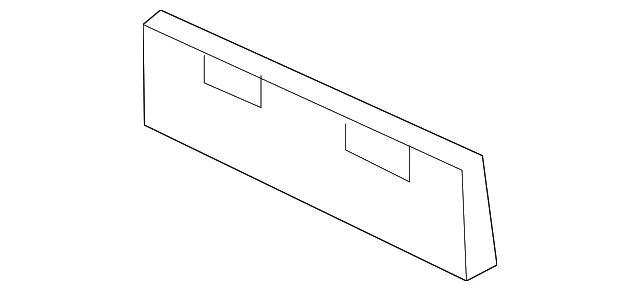 Genuine OEM Nissan 96210-4BA0A Front License Plate Bracket 2014-2016 Rogue