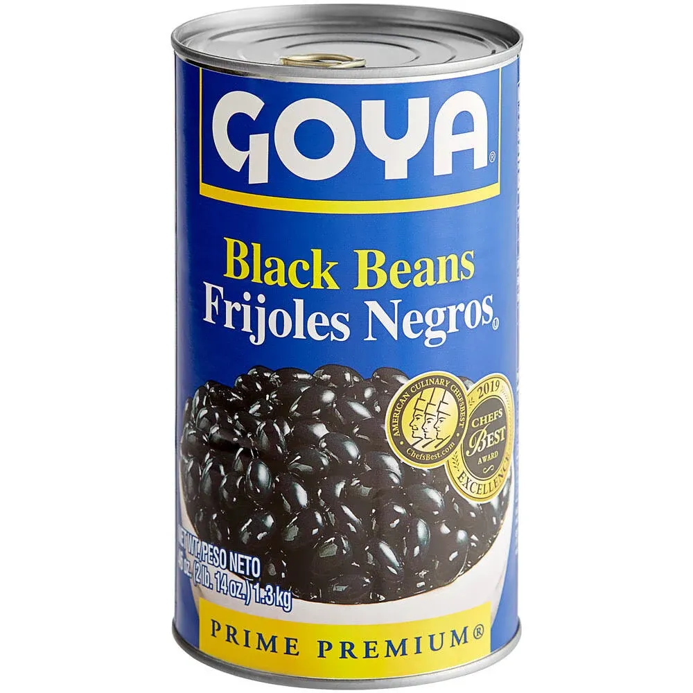 Goya Black Beans 46 oz - Case - 12 Units