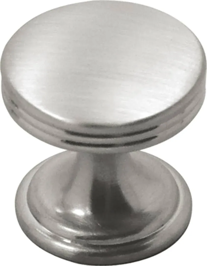 Hickory Hardware American Diner 1-in Satin Nickel Round Transitional Cabinet Knob (10-Pack) | P2140-SN-10B