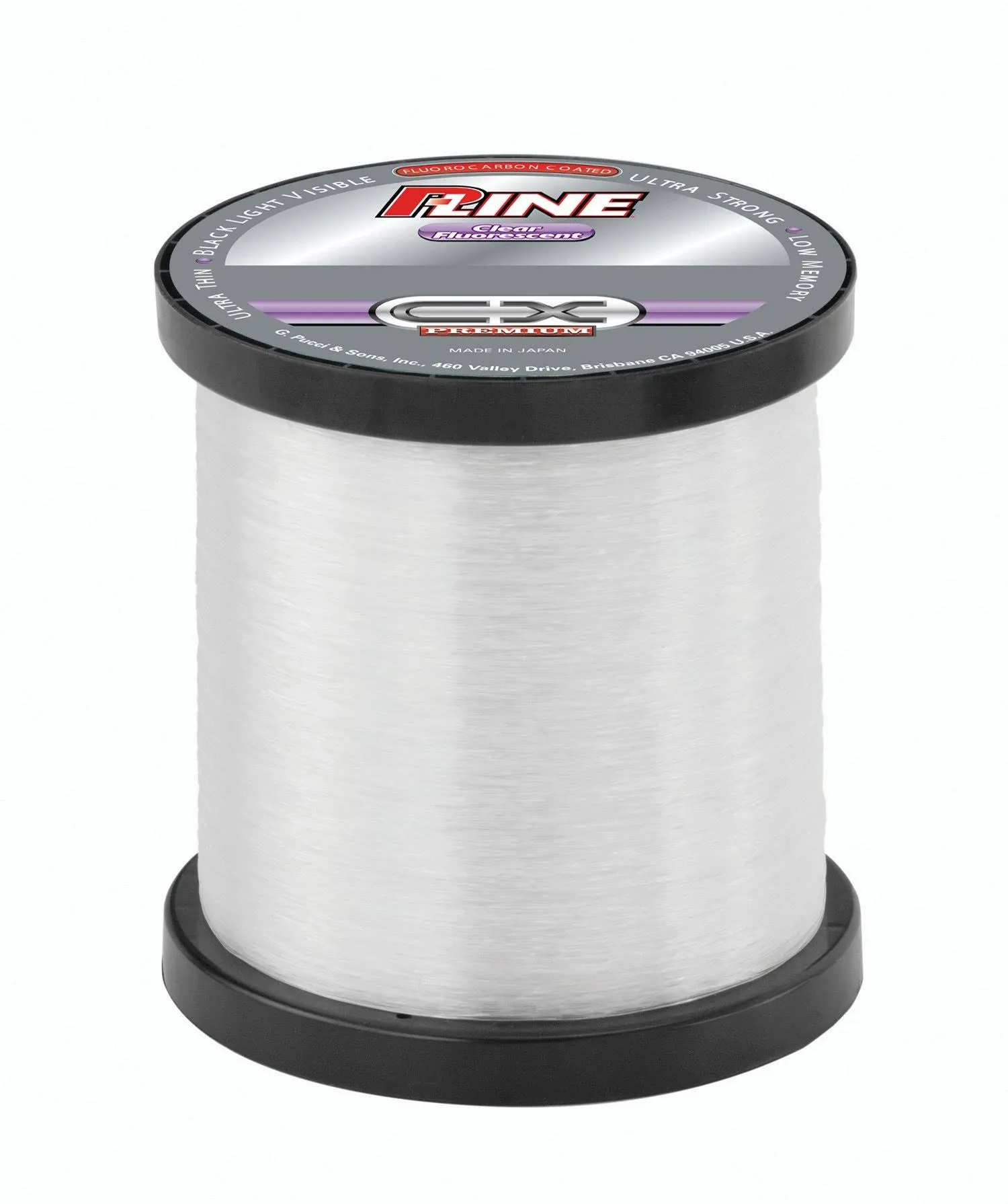 P-Line CX Premium Clear Fluorescent Fishing Line 1000 YD Spool