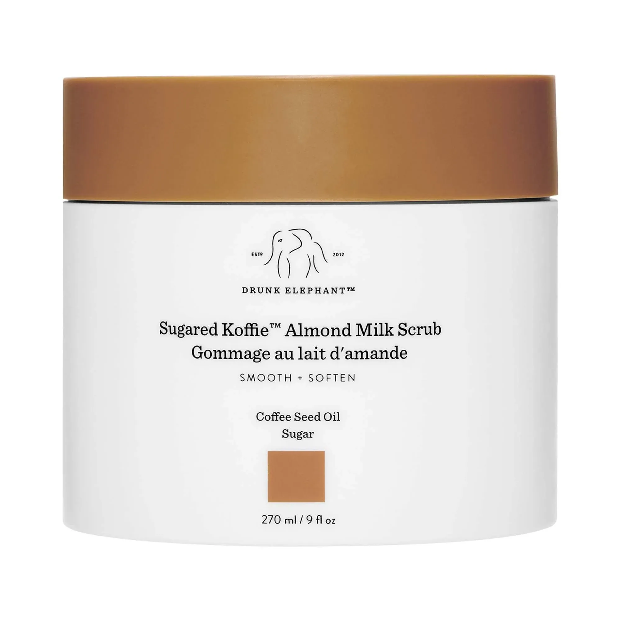 Drunk Elephant Sugared Koffie Almond Milk Body Scrub 270.0 mL