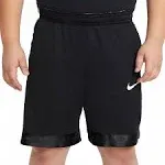 Nike Boy&#x27;s Elite 23 Stripe Basketball Shorts BLACK L