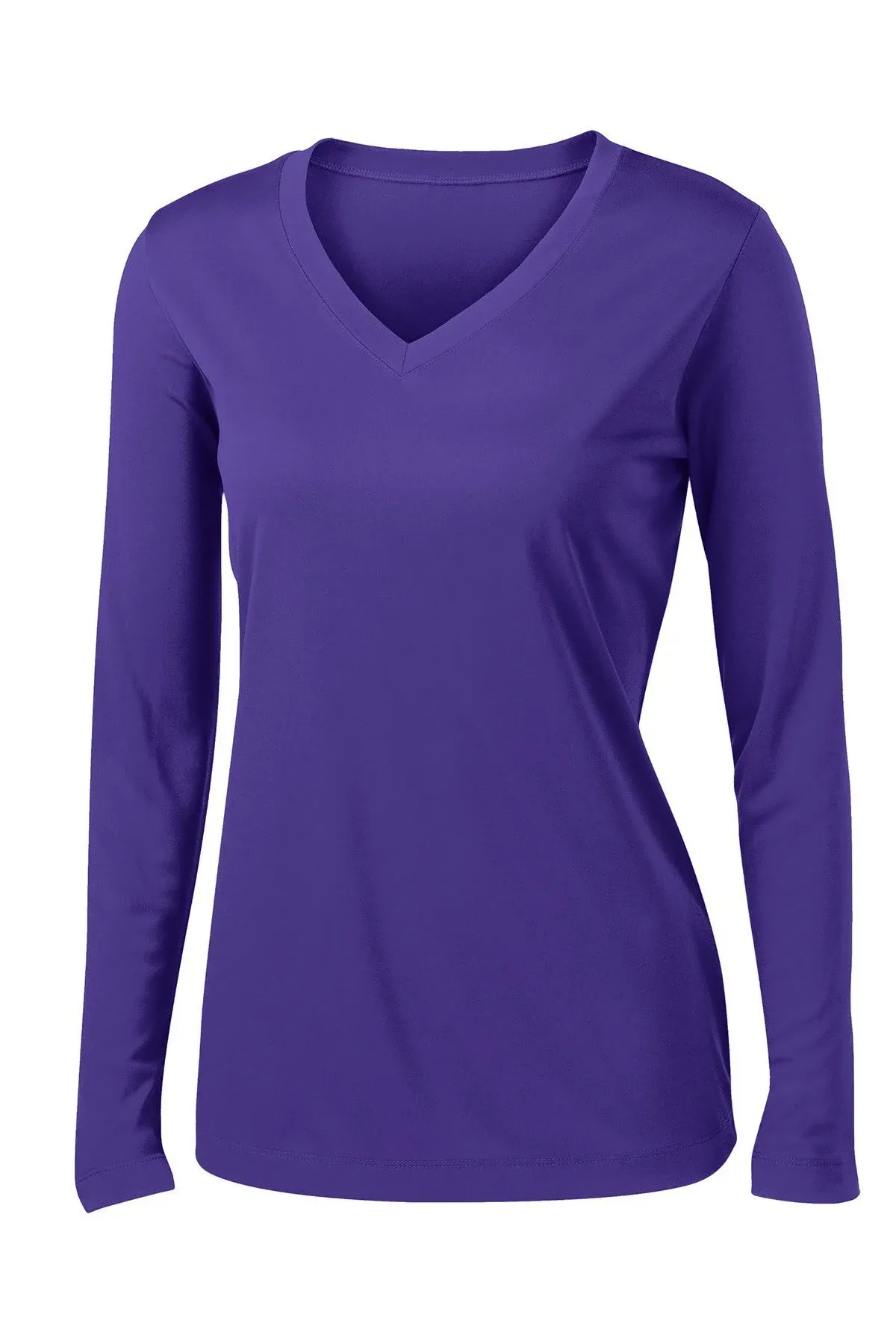 Sport-Tek Women's True Red Long Sleeve PosiCharge Competitor V-Neck Tee