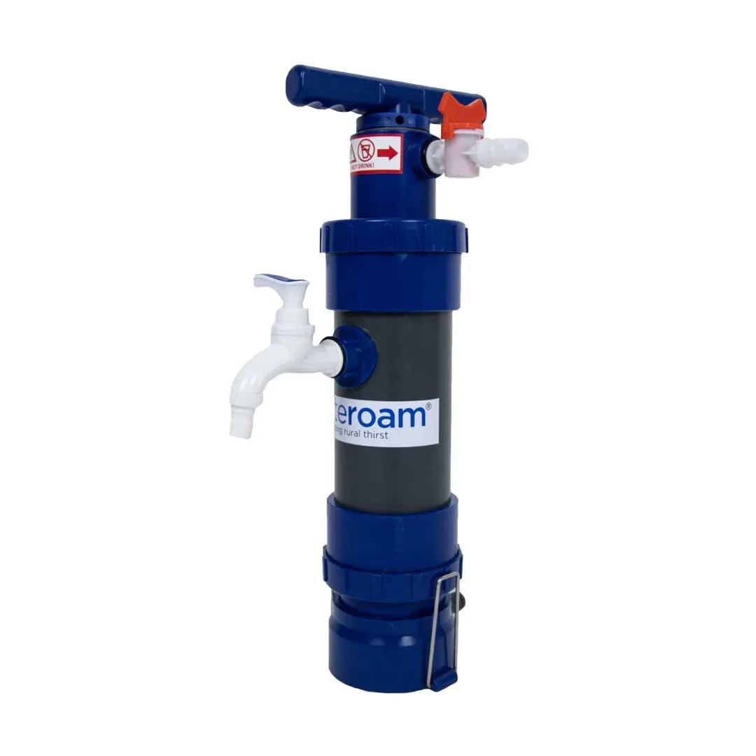 ROAMfilter Mini Portable Water Filter System - Hiking &amp; Backpacking Water Pump