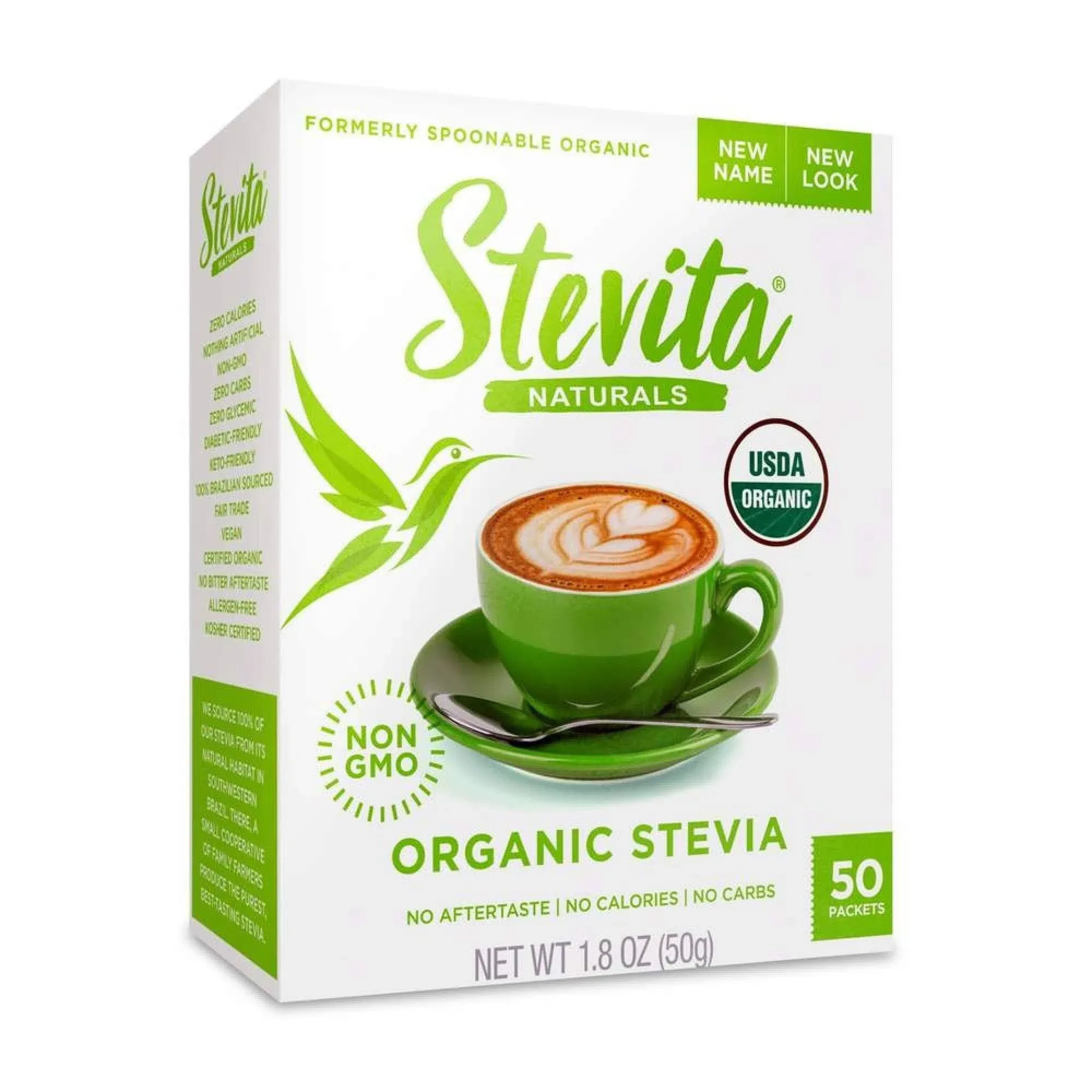 Stevita Spoonable Stevia 50 Packets