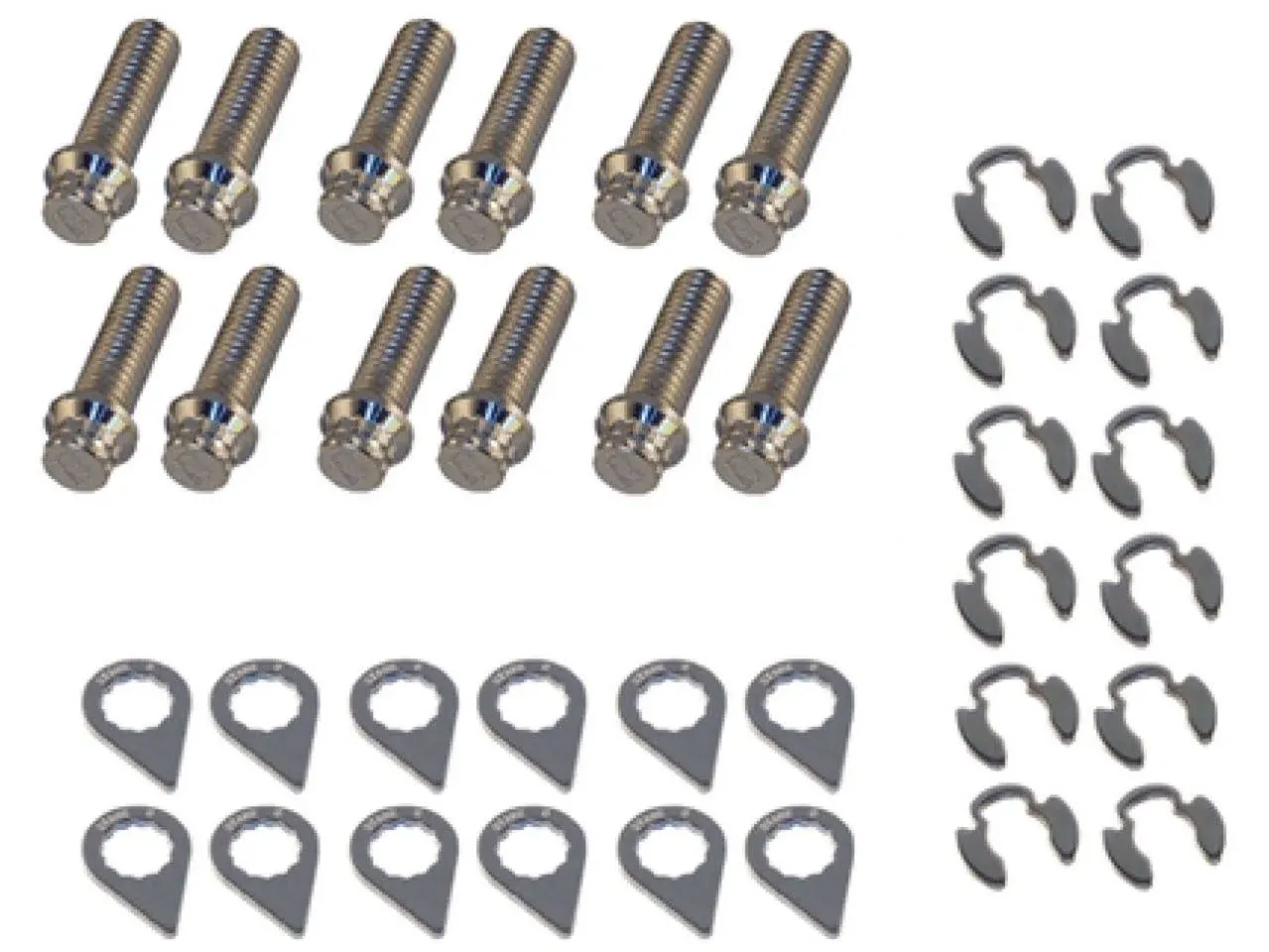 Stage 8 Fasteners Header Bolt Kit - 12pt. 3/8-16 x 1-1/4 (12) 8911B