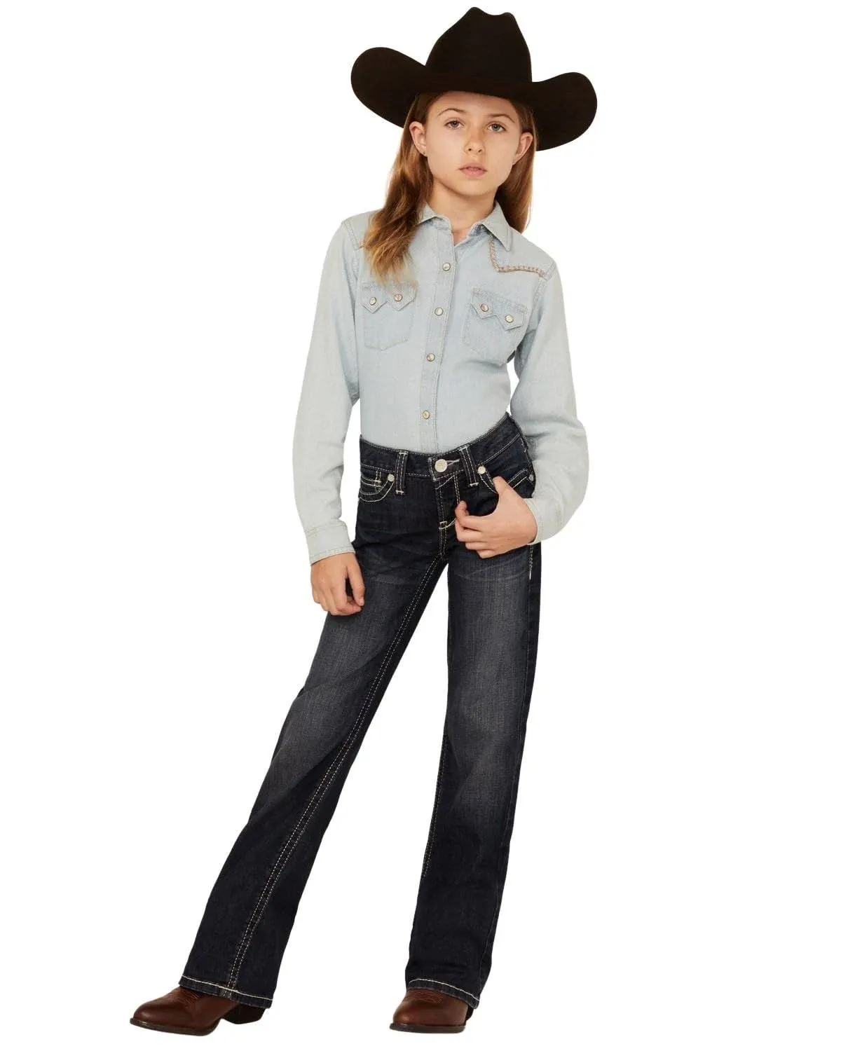 ARIAT Girls' R.e.a.l. Brianna Boot Cut Jean