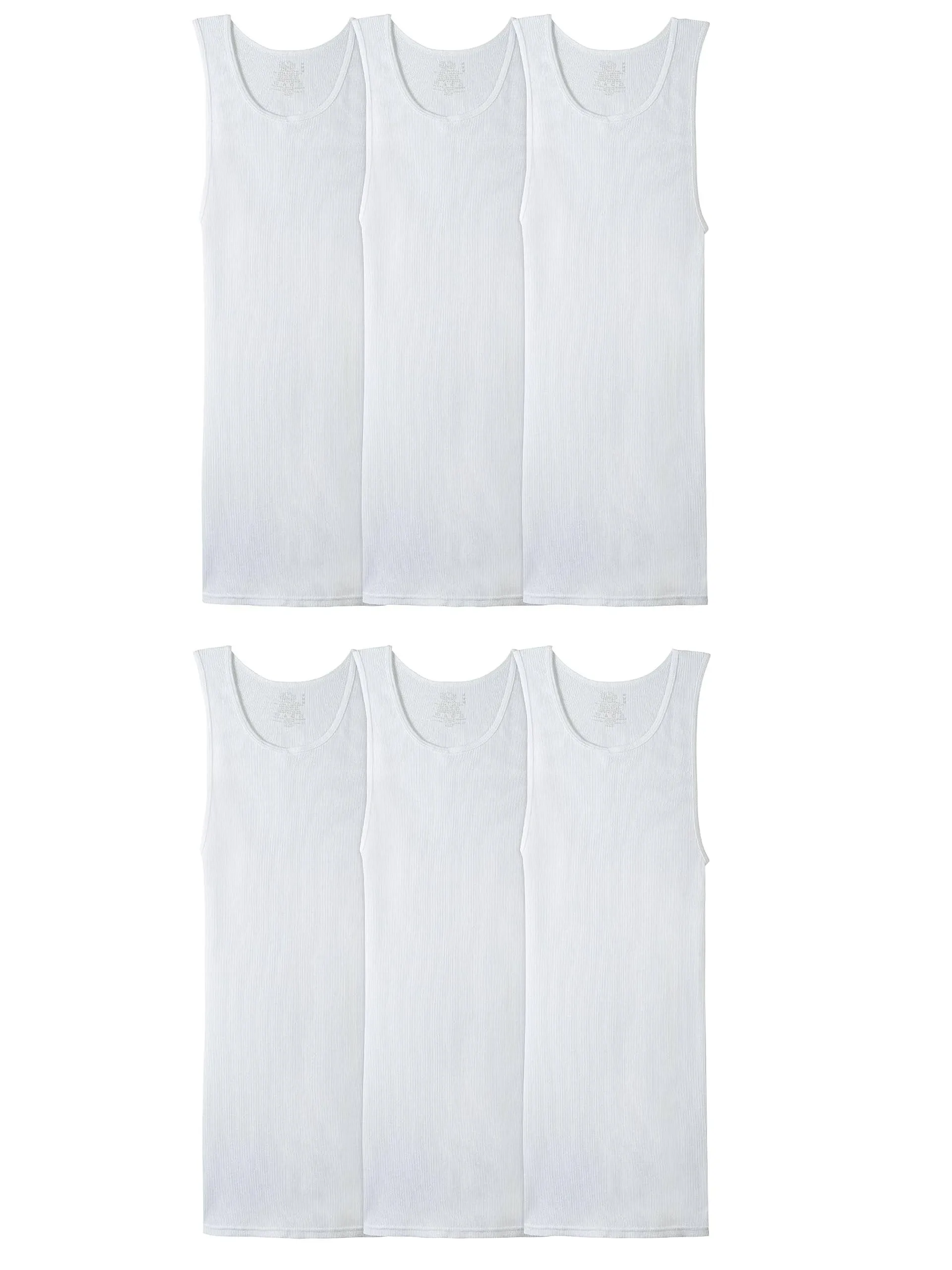 Fruit Of The Loom 6 Pack White A Shirts X Size 6P251X2