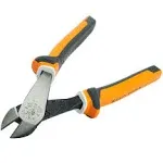 Klein Tools 2000-48-EINS Diagonal Cutting Pliers, Insulated, Angled Head, 8-Inch