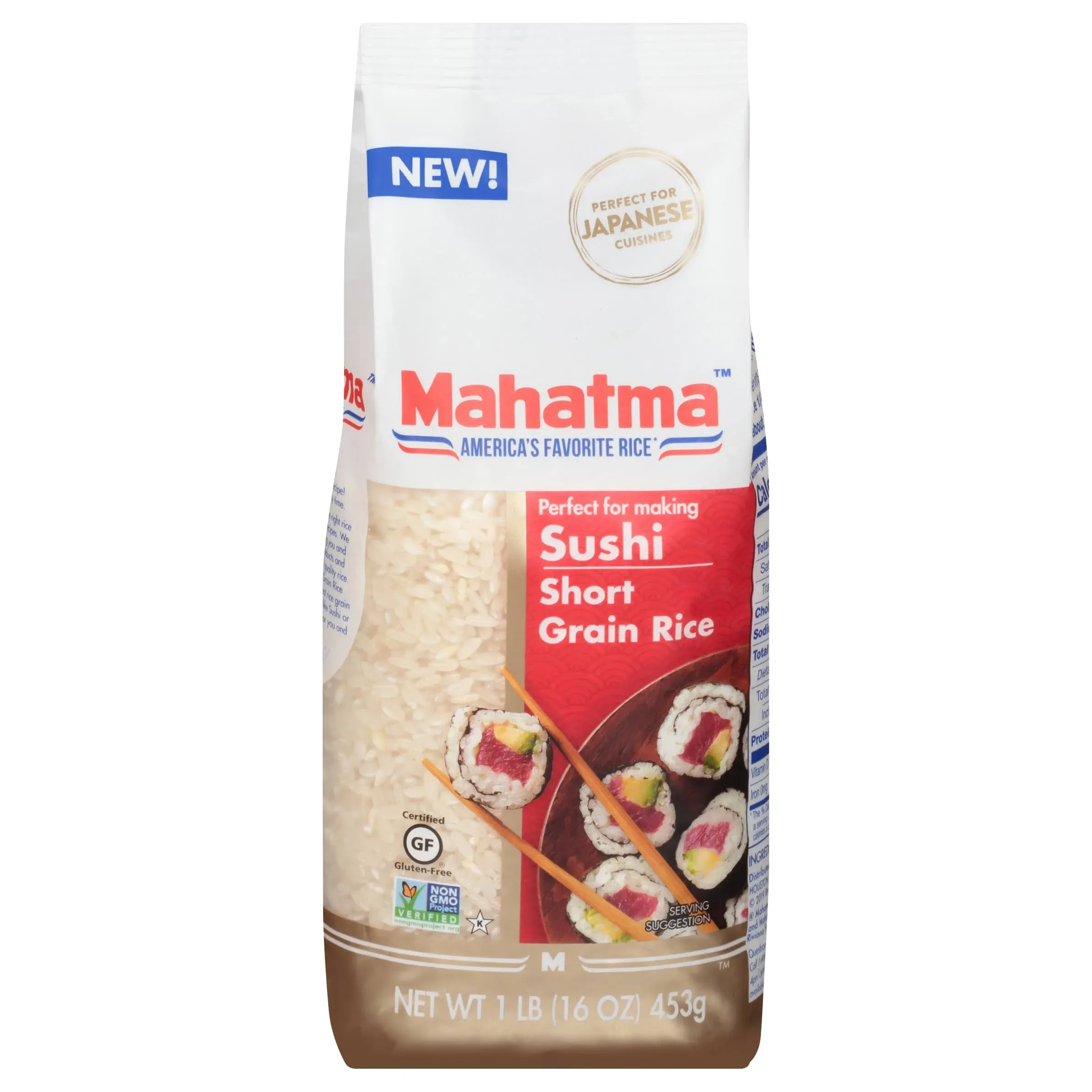 Mahatma Sushi Short Grain Rice ~ 16 oz