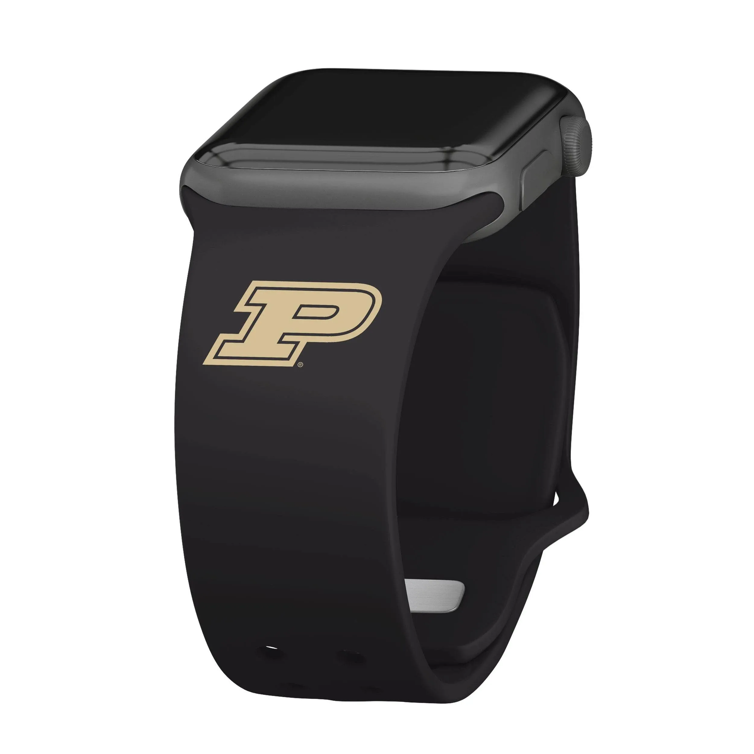 Affinity Bands Purdue Boilermakers Silicone Sport Band compatible with Apple Watch