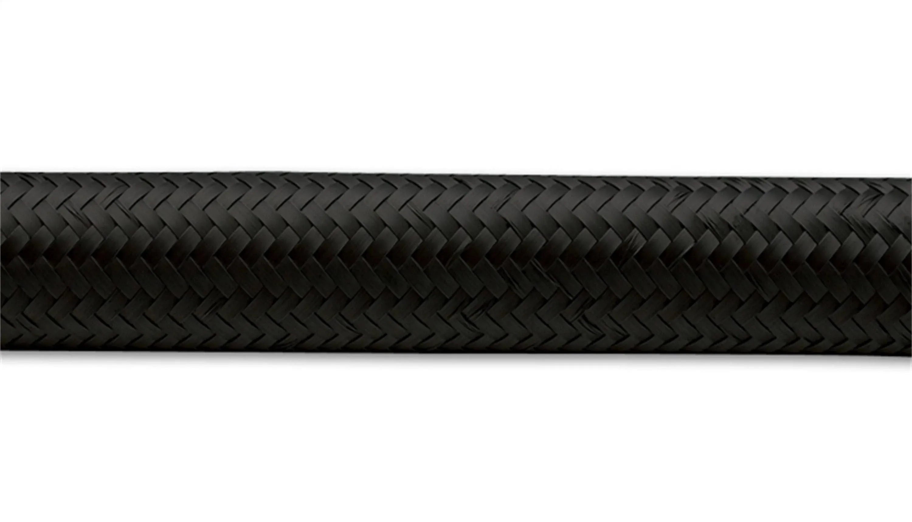 Vibrant -12 AN Black Nylon Braided Flex Hose (10 foot roll)