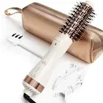 Hair Trends 1.5 inch Barrel Round Brush Blow Dryer, Negative Ionic One Step Volumizer Dryer, 4-in-1 Hot Air Brush-2.8 inch Plus Bristles