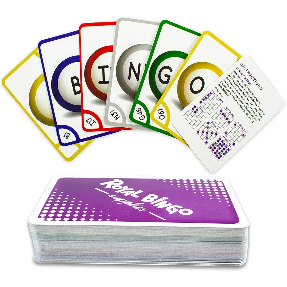 Brybelly Holdings GBIN-802 Jumbo Bingo Calling Cards