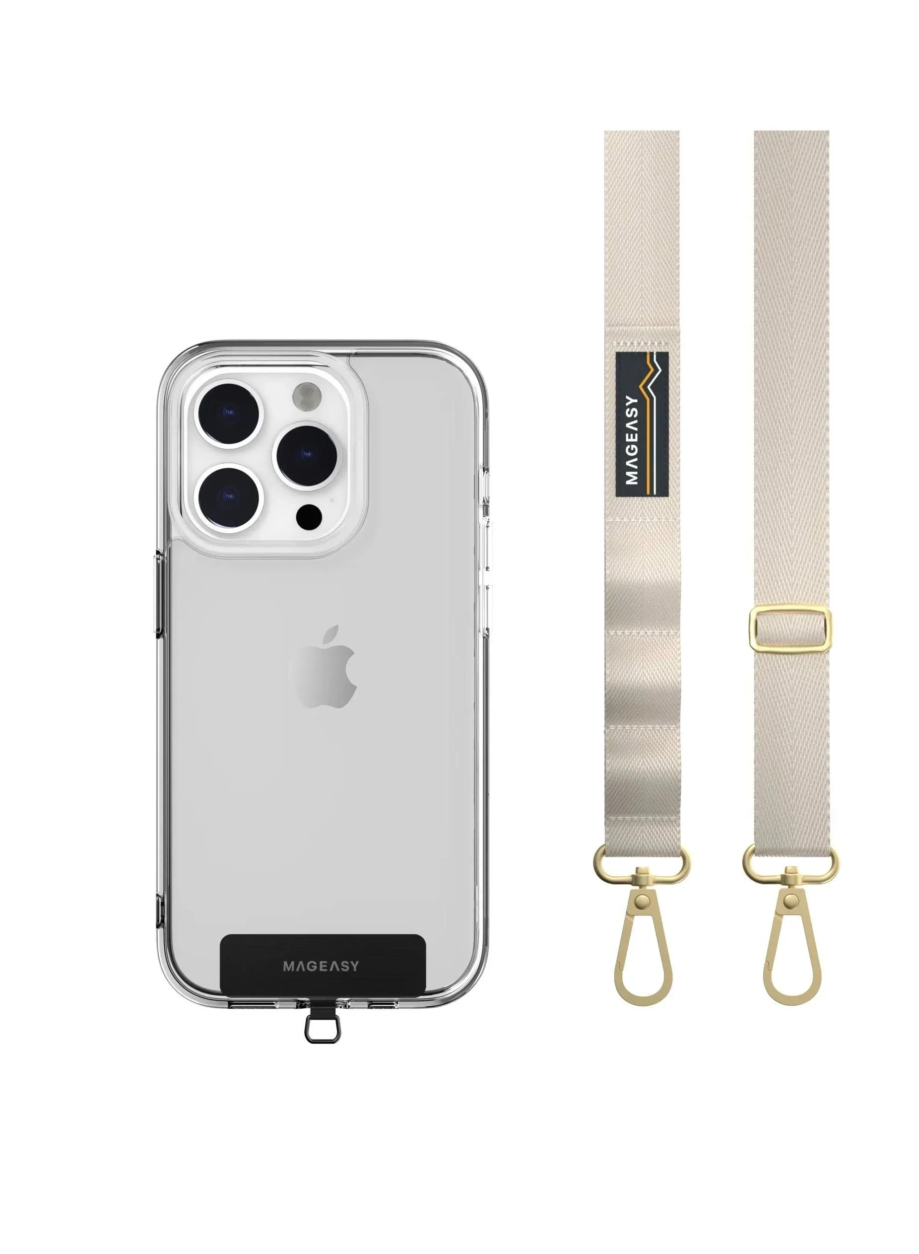 MAGEASY Crossbody Cell Phone Lanyard - Universal Crossbody Phone Strap | 20mm Adjustable Strap for iPhone, Samsung, More