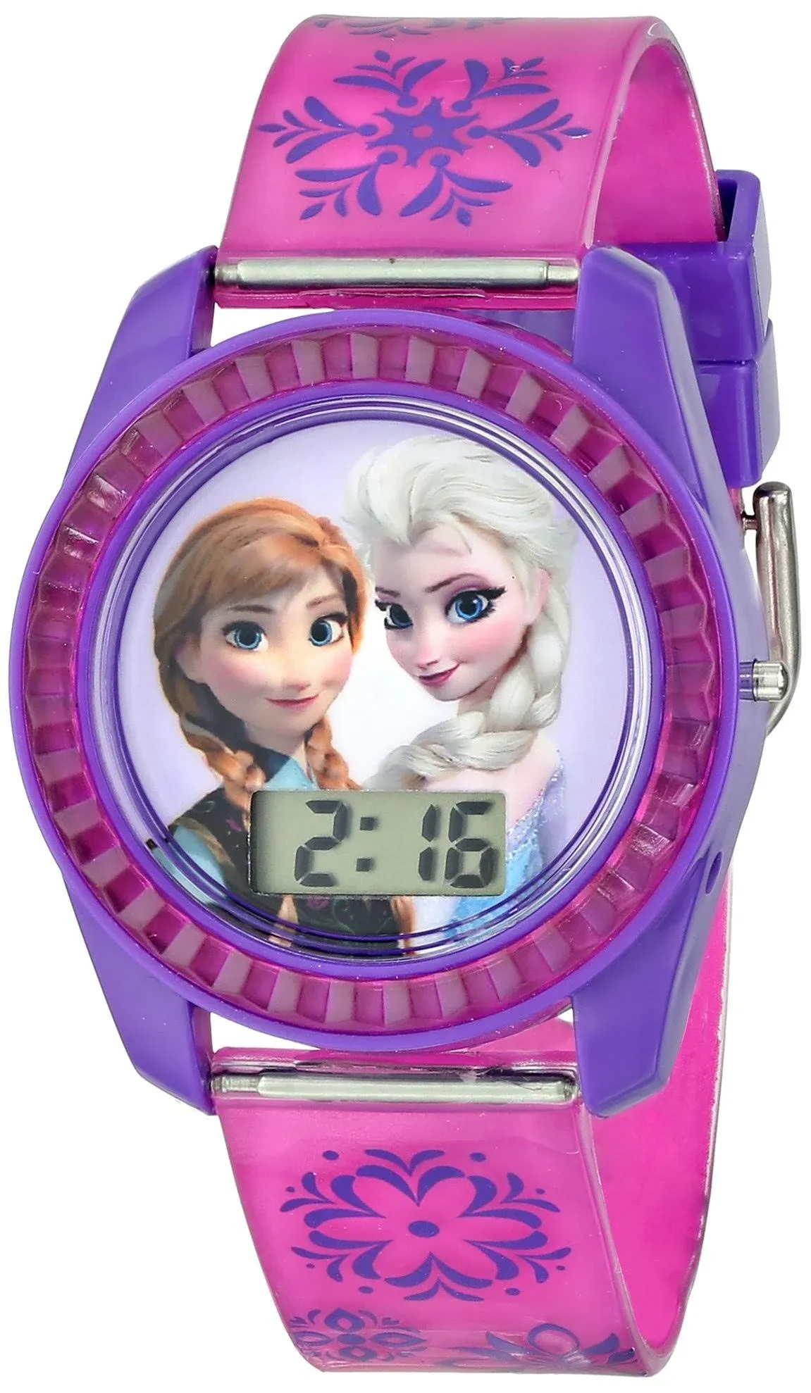 Disney Kids Girl\'s Frozen Anna and Elsa Digital Watch