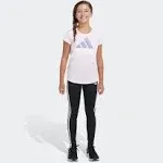 adidas girls Short Sleeve Cotton Bos Essential Tee