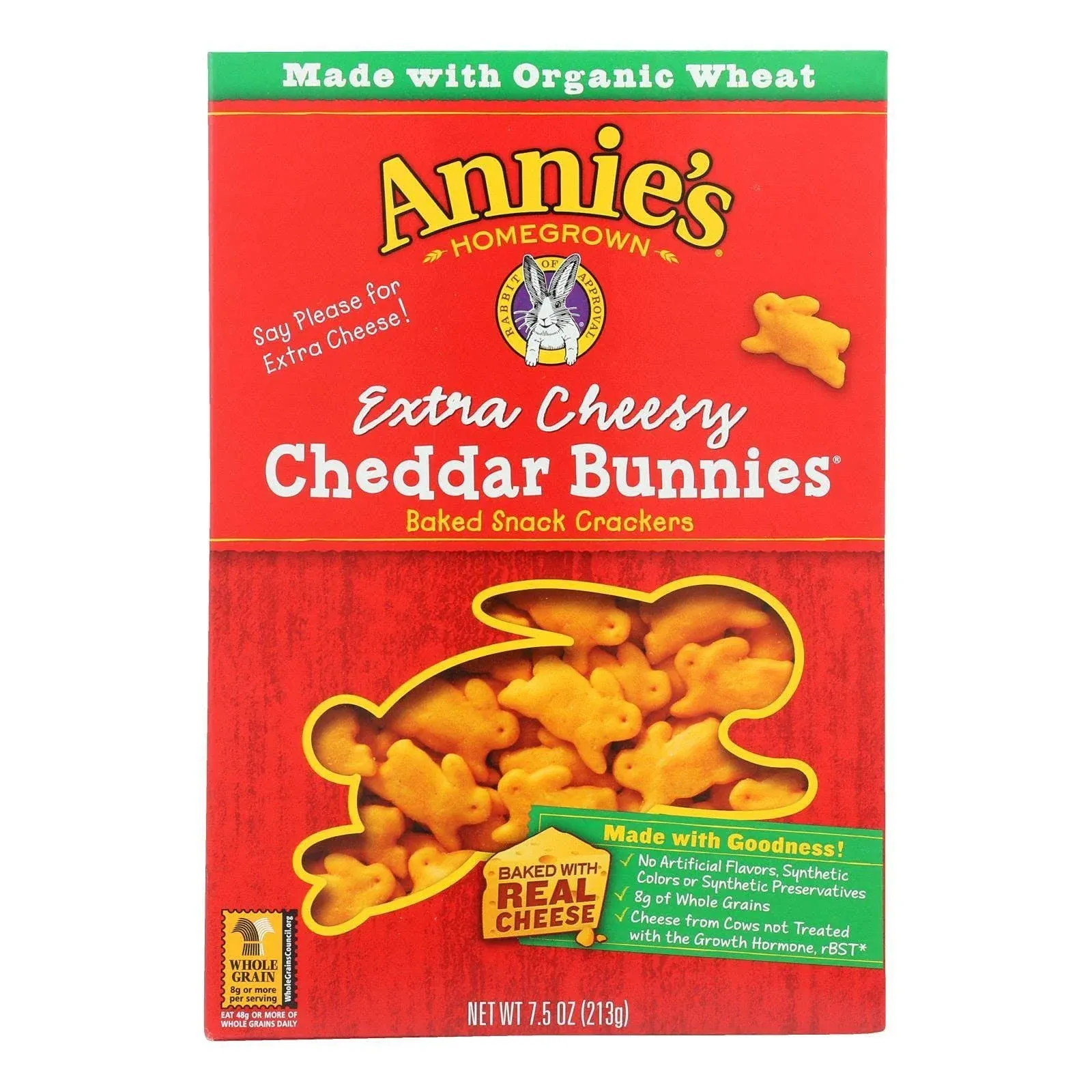 Annie's Homegrown Cheddar Bunnies