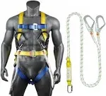 Fall Protection Safety Harness OSHA/ANSI Compliant,inte<wbr/>rnal Shock Absorbing l...