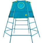 TP Toys Explorer 2 Climbing Set Jungle Gym with Platform and Tent, Blue, 850