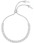 Ted Baker Melrah: Icon Silver-Tone Crystal Slider Bracelet