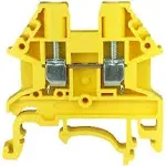 Dinkle Yellow DK2 5n-yw DIN Rail Terminal Block Screw Type UL 600V 20A 12-22AWG ...