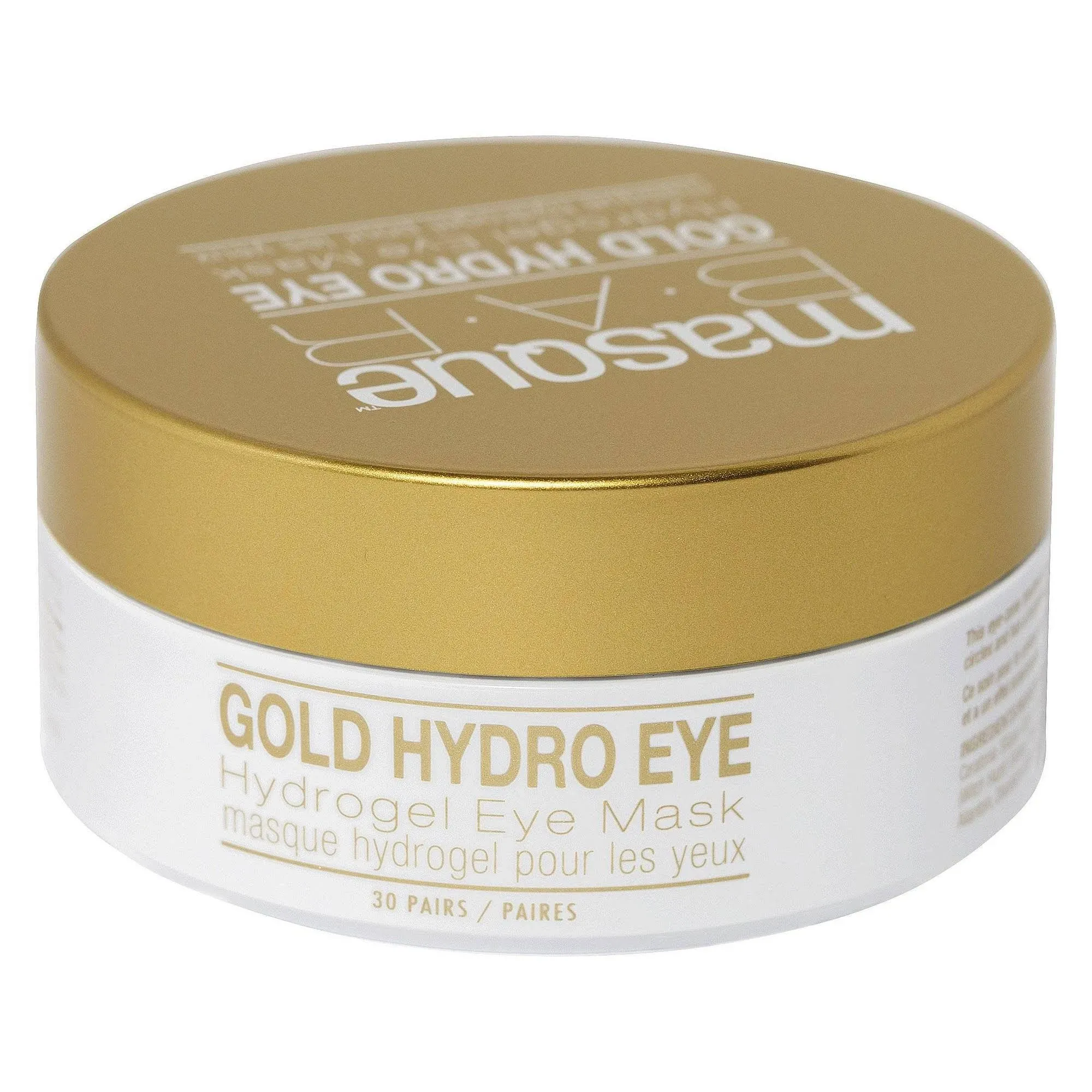 Masque BAR Eye Mask, Hydrogel, Gold Hydro Eye - 30 pairs