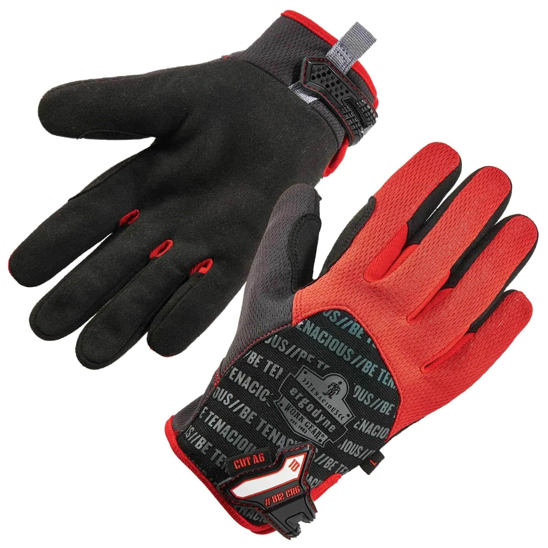 Ergodyne ProFlex 812CR6 Work Glove, Cut Resistant, Cut Level Protection A6, Medium , Black