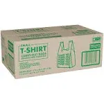 Bags 1/12 Small 15 x 7 x 5  Thank You T-Shirt Plastic Grocery Shopping Carry-Out