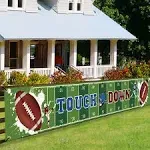 BChocks Large Football Themed Birthday Party Banner Sunday Game Day Sports Fan Supplies