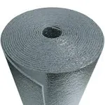 R-8 HVAC Duct Wrap Insulation Reflective 2 Sided Foam Core 4' x 25' (100 Sq Ft)