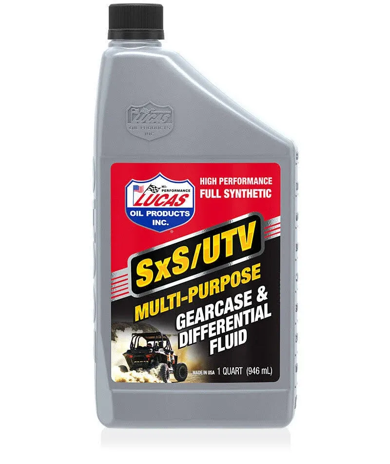 Lucas Synthetic SxS Multi-Purpose Gearcase And Differential Fluid 1 qt. 11224