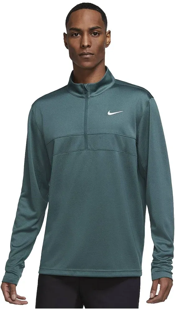 NWT Nike Dri-FIT Golf 1/2 Zip Men&#039;s Medium Teal Pullover Long Sleeve