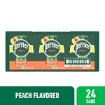 Perrier Peach Flavored Sparkling Water, 11.15 fl oz Cans (24 Count)