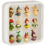 Clear Display Case for Figures,Wall-Mounted Doll Storage Box,Adjustable Display Stand Clear Acrylic Display Box