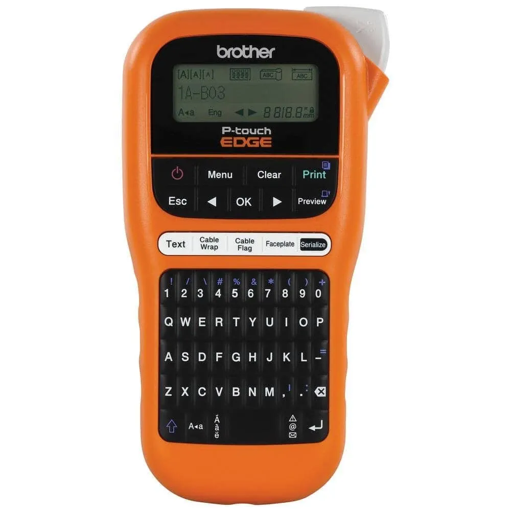 Brother PT-E105 Portable, Handheld Industrial Label Maker