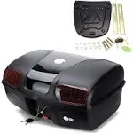 AUTOINBOX Universal Motorcycle Rear Top Box Tail Trunk Luggage Case 47 Litre