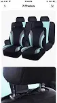 Sporty Cloth 11PCS Universal Fit Car Seat Cover 100% Breathable 5mm Composite Sp