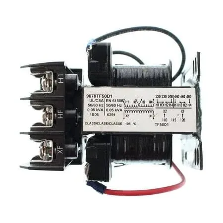 Square D 9070tf50d1 Control Type Transformer, 240/480-Volt to 120vac, 50vA ...