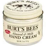 Burt's Bees Almond Milk Beeswax Hand Creme - 2 oz jar