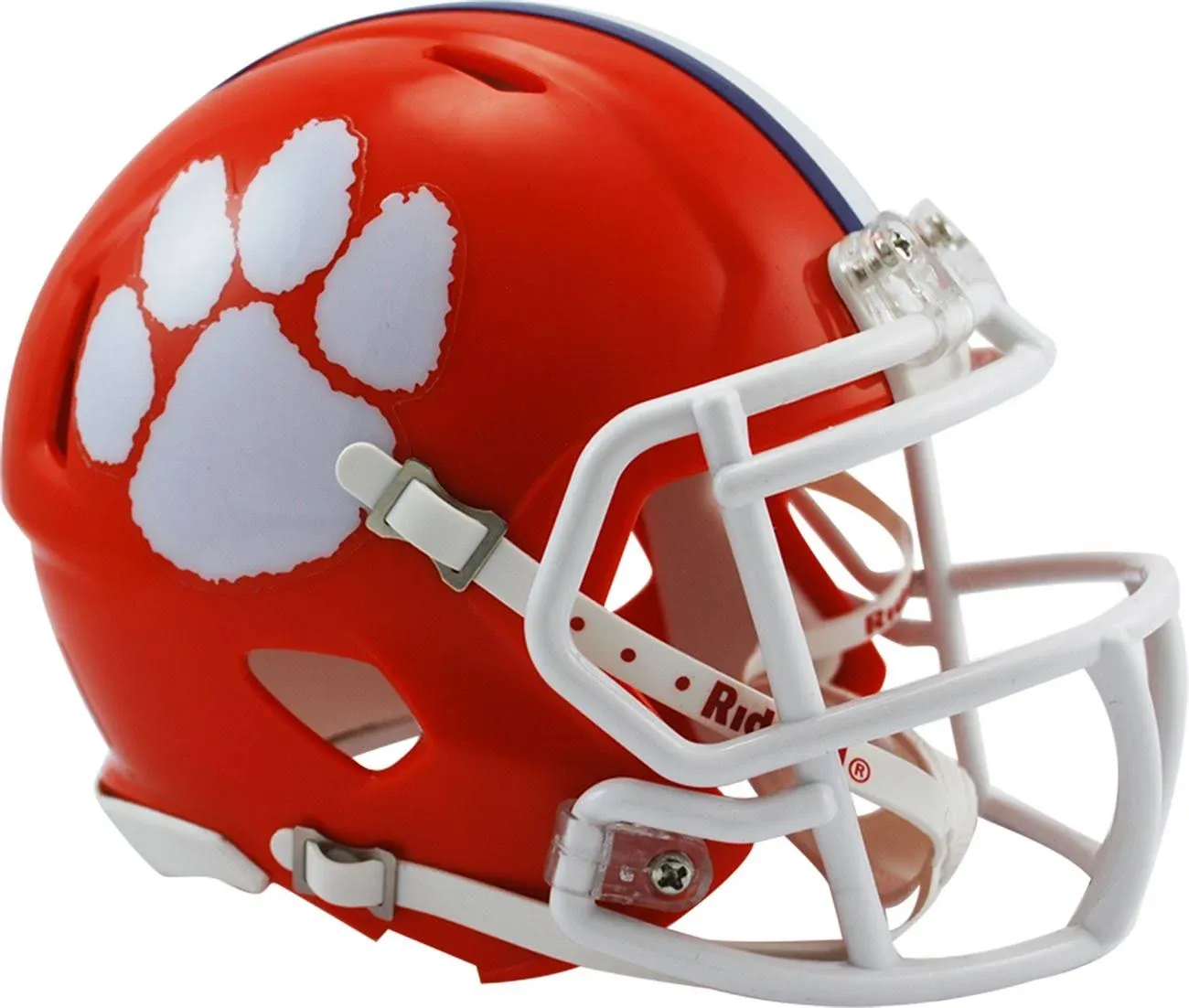 Mini Helmet: Clemson Tigers - Speed Style