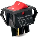 Carling On Off Illuminated Rocker Switch 20A 125V 15A 250V DPST 