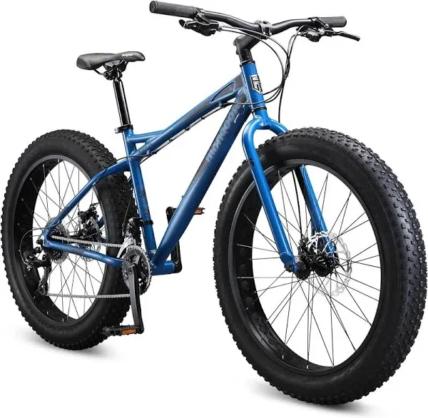 Mongoose Juneau Fat Tire Mountain Bike: 26x4-Inch Wheels, 16-Speed Trigger ...