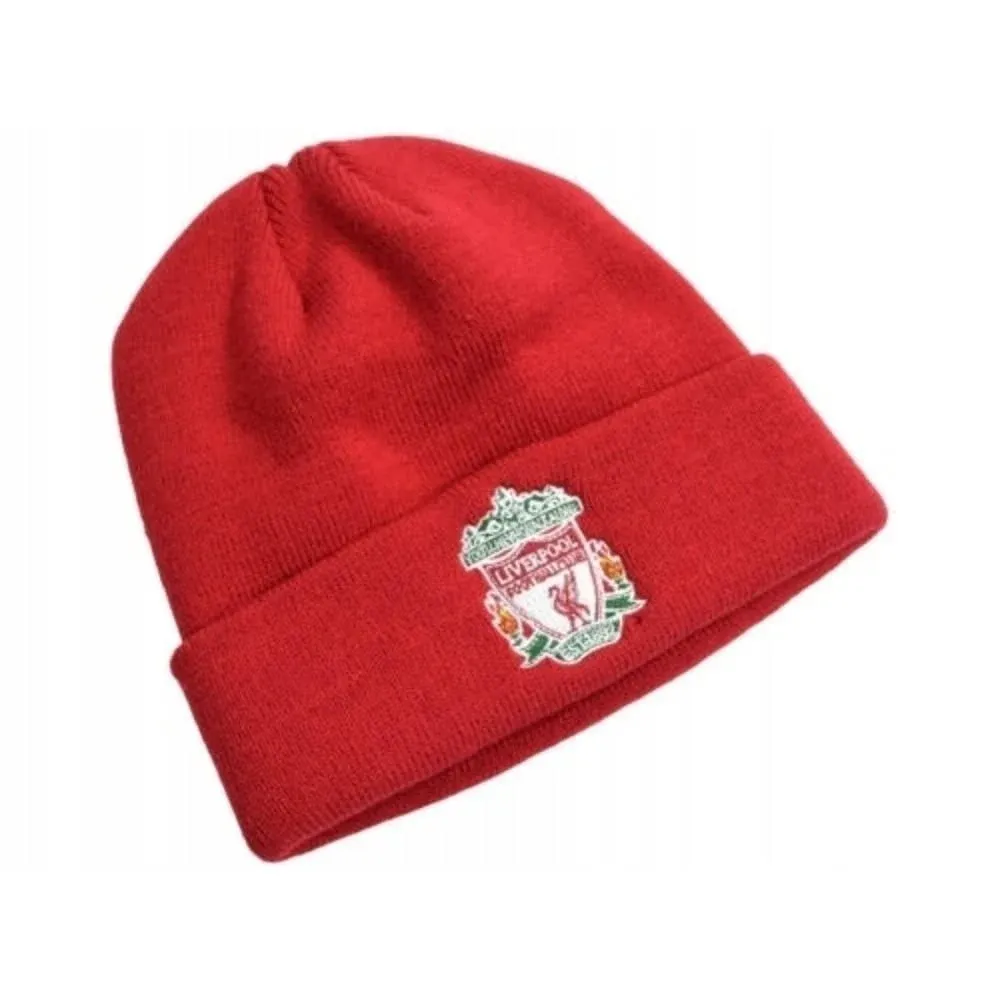 Liverpool FC Classic Crest Red Turn Up Hat